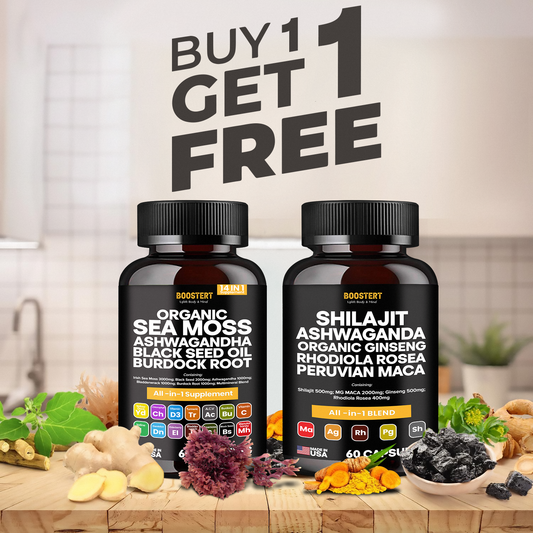 BOOSTERT® DYNAMIC SHILAJIT VITALITY BUNDLE: ALL IN 1 SUPPLEMENTS